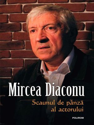 cover image of Scaunul de pânză al actorului
